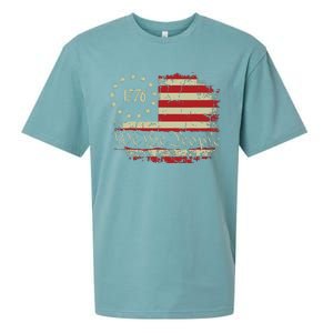 4th Of July Shirts We The People 1776 Usa Flag Sueded Cloud Jersey T-Shirt