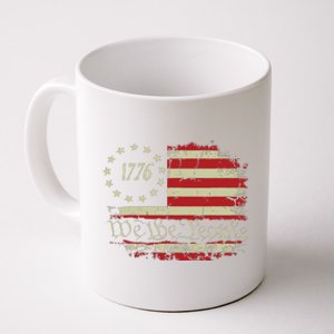 4th Of July Shirts We The People 1776 Usa Flag Coffee Mug