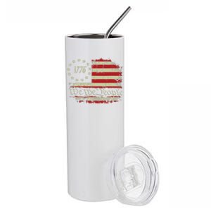 4th Of July Shirts We The People 1776 Usa Flag Stainless Steel Tumbler