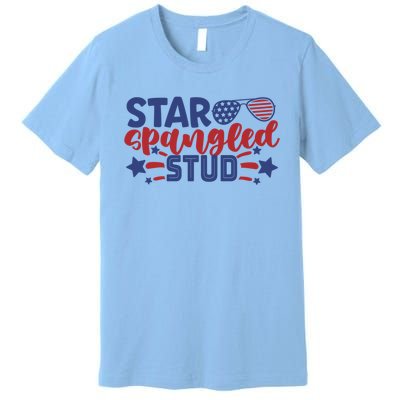 4th Of July Star Spangled Stud Matching 4th Of July Ideas Funny Gift Premium T-Shirt