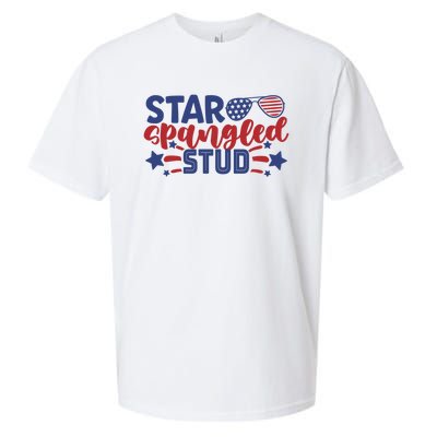 4th Of July Star Spangled Stud Matching 4th Of July Ideas Funny Gift Sueded Cloud Jersey T-Shirt