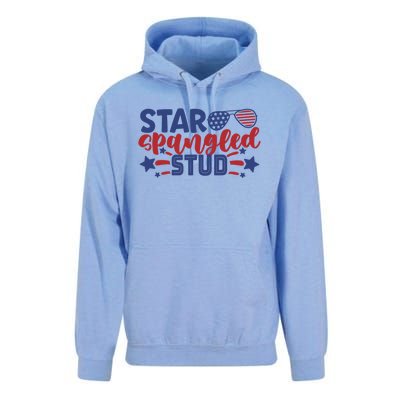 4th Of July Star Spangled Stud Matching 4th Of July Ideas Funny Gift Unisex Surf Hoodie