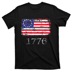 4th Of July American Flag Betsy Ross 1776 T-Shirt