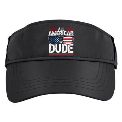 4th Of July All American Dude Sunglasses Usa Flag Patriotic Gift Adult Drive Performance Visor