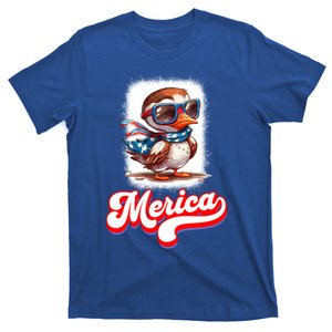 4th Of July Patriotic Duck Merica Cute Gift T-Shirt