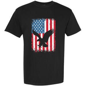 4th of july American eagle flag USA Independence Day Garment-Dyed Heavyweight T-Shirt