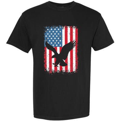 4th of july American eagle flag USA Independence Day Garment-Dyed Heavyweight T-Shirt