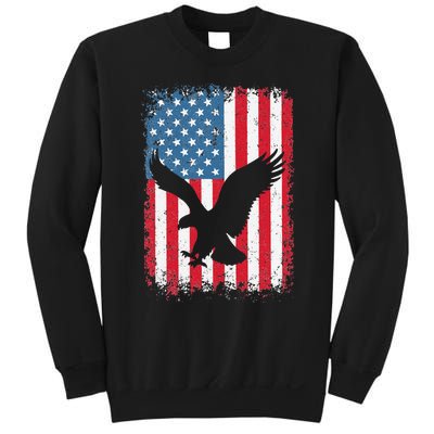 4th of july American eagle flag USA Independence Day Sweatshirt