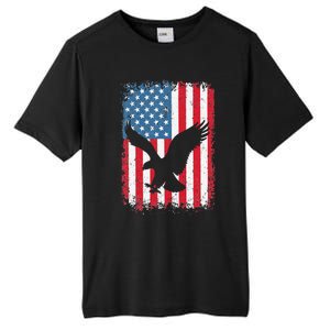 4th of july American eagle flag USA Independence Day Tall Fusion ChromaSoft Performance T-Shirt