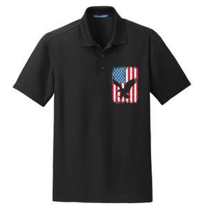 4th of july American eagle flag USA Independence Day Dry Zone Grid Polo