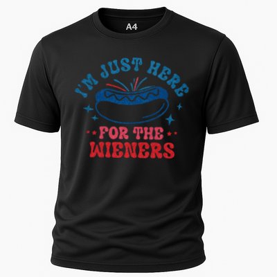 4th Of July Im Just Here For The Wieners Performance Shirt