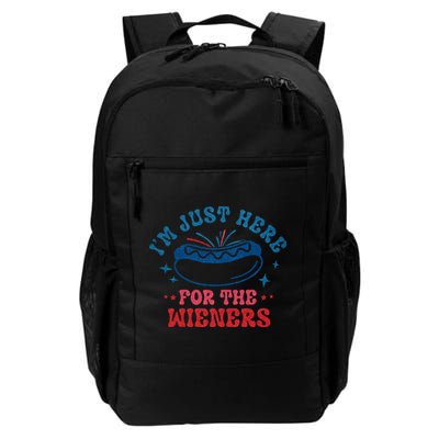 4th Of July Im Just Here For The Wieners Backpack