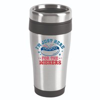4th Of July Im Just Here For The Wieners 16oz Travel Tumbler