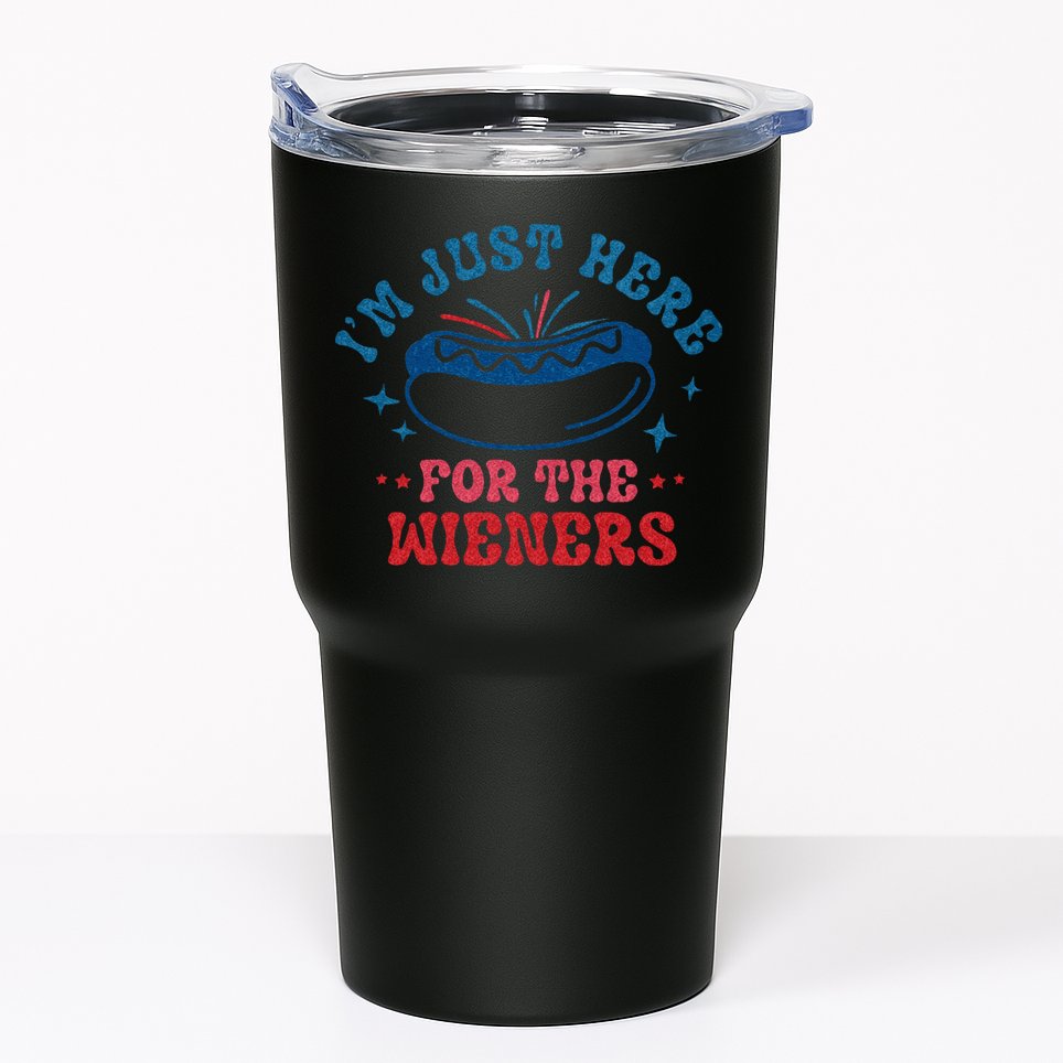 4th Of July Im Just Here For The Wieners Tumbler