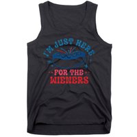 4th Of July Im Just Here For The Wieners Tank Top
