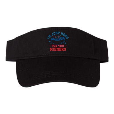 4th Of July Im Just Here For The Wieners Visor