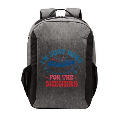 4th Of July Im Just Here For The Wieners Vector Backpack