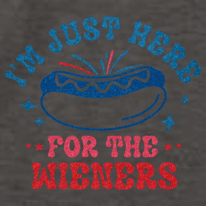 4th Of July Im Just Here For The Wieners Vector Backpack
