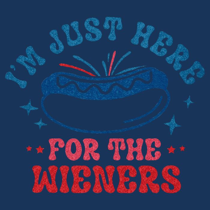 4th Of July Im Just Here For The Wieners Infant Baby Jersey Bodysuit