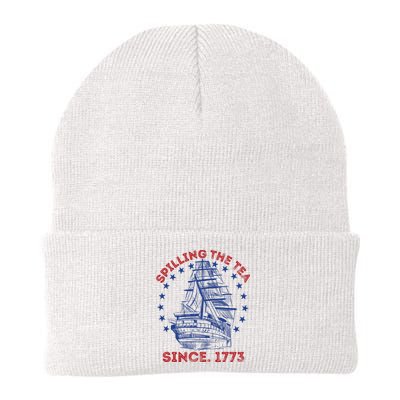 4th Of July Spilling The Tea Since 1773 History Teacher Knit Cap Winter Beanie