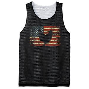 4th Of July Chicken Patriotic American Flag Women Girl Kids Mesh Reversible Basketball Jersey Tank