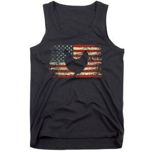 4th Of July Chicken Patriotic American Flag Women Girl Kids Tank Top