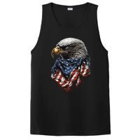 4th Of July Bald Eagle American US Flag Country 4th Of July PosiCharge Competitor Tank