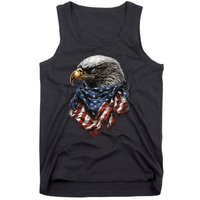 4th Of July Bald Eagle American US Flag Country 4th Of July Tank Top