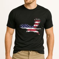 4th Of July Bald Eagle Us Flag Pocket America Cooling Performance Crew T-Shirt