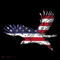 4th Of July Bald Eagle Us Flag Pocket America 16 in Basic Backpack