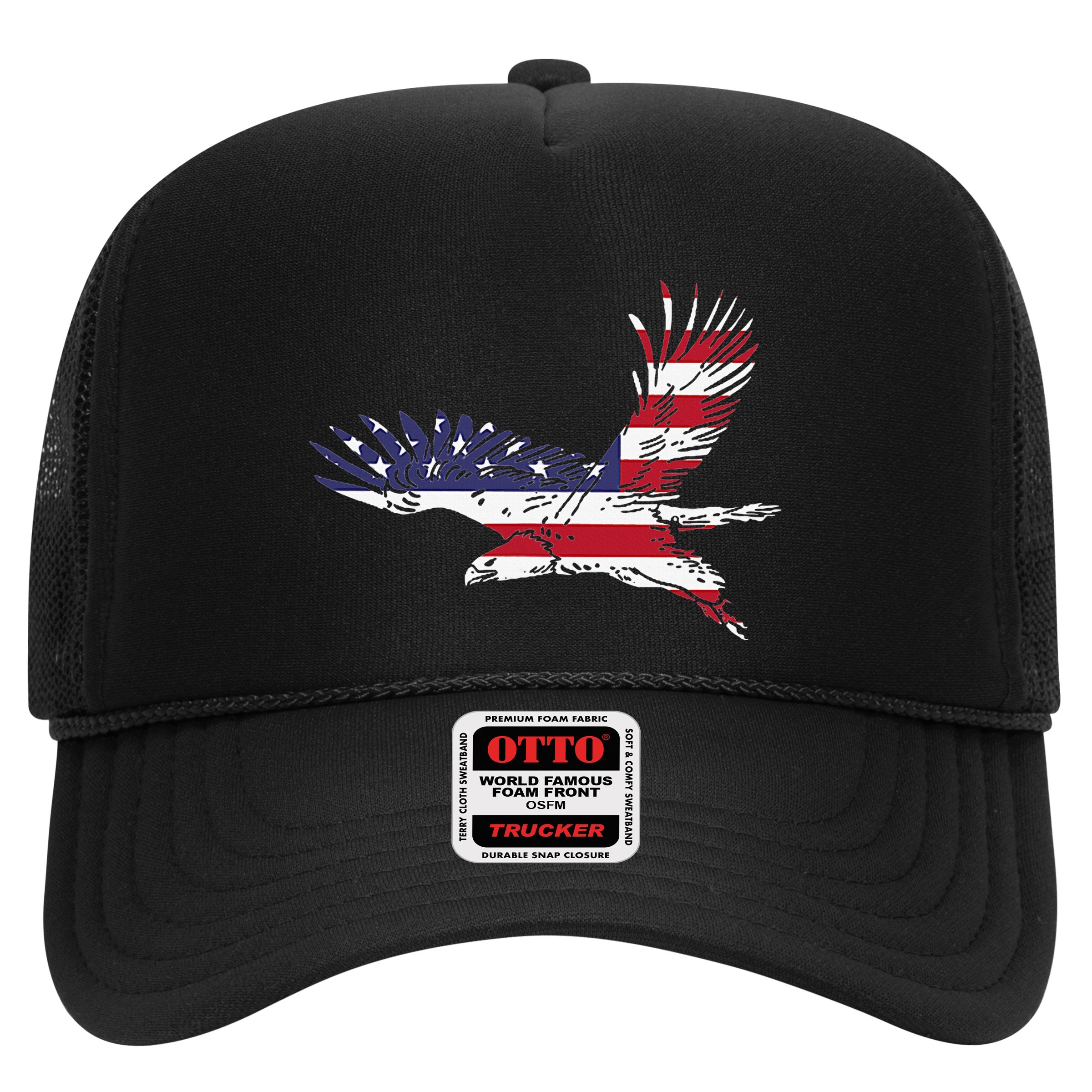 4th Of July Bald Eagle Us Flag Pocket America Hat
