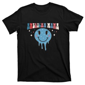 4th Of July Retro Funny America Mama Gift T-Shirt