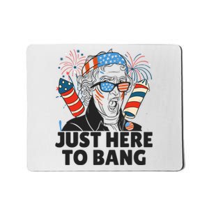 4th Of July Independence Day USA American Funny Fireworks Mousepad