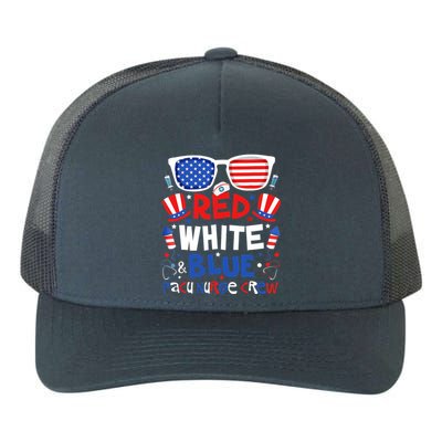 4th Of July Red White Blue PACU Nurse Crew Patriotic Nursery Yupoong Adult 5-Panel Trucker Hat