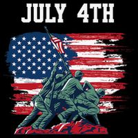 4th Of July USA American Flag Independence Day Cooling Performance Crew T-Shirt
