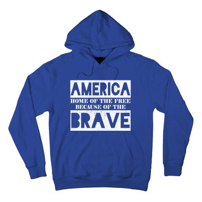 4th Of July America Home Of The Free Because Of The Brave Gift Hoodie