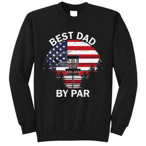 4th Of July Best Dad By Par Disc Golf Fathers Day Sweatshirt