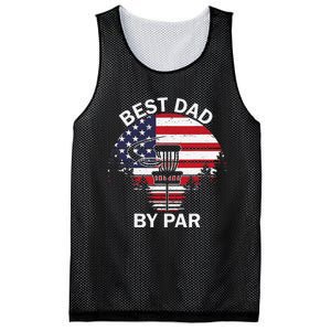 4th Of July Best Dad By Par Disc Golf Fathers Day Mesh Reversible Basketball Jersey Tank