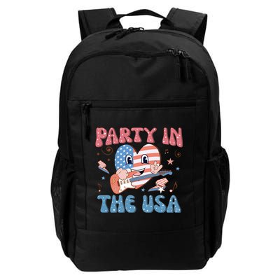 4th Of July Retro Funny Party In The USA Music Gift Backpack