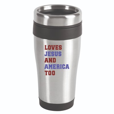 4th Of July God Bless America Vintage 4th Of July 16oz Travel Tumbler
