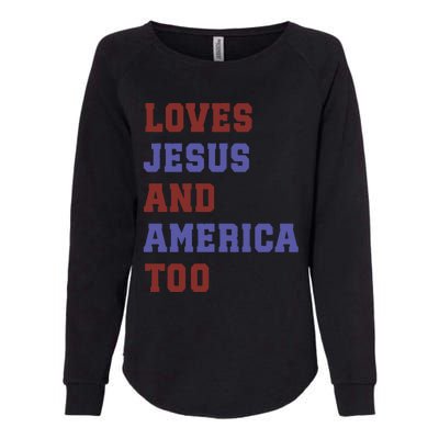 4th Of July God Bless America Vintage 4th Of July Womens California Wash Sweatshirt