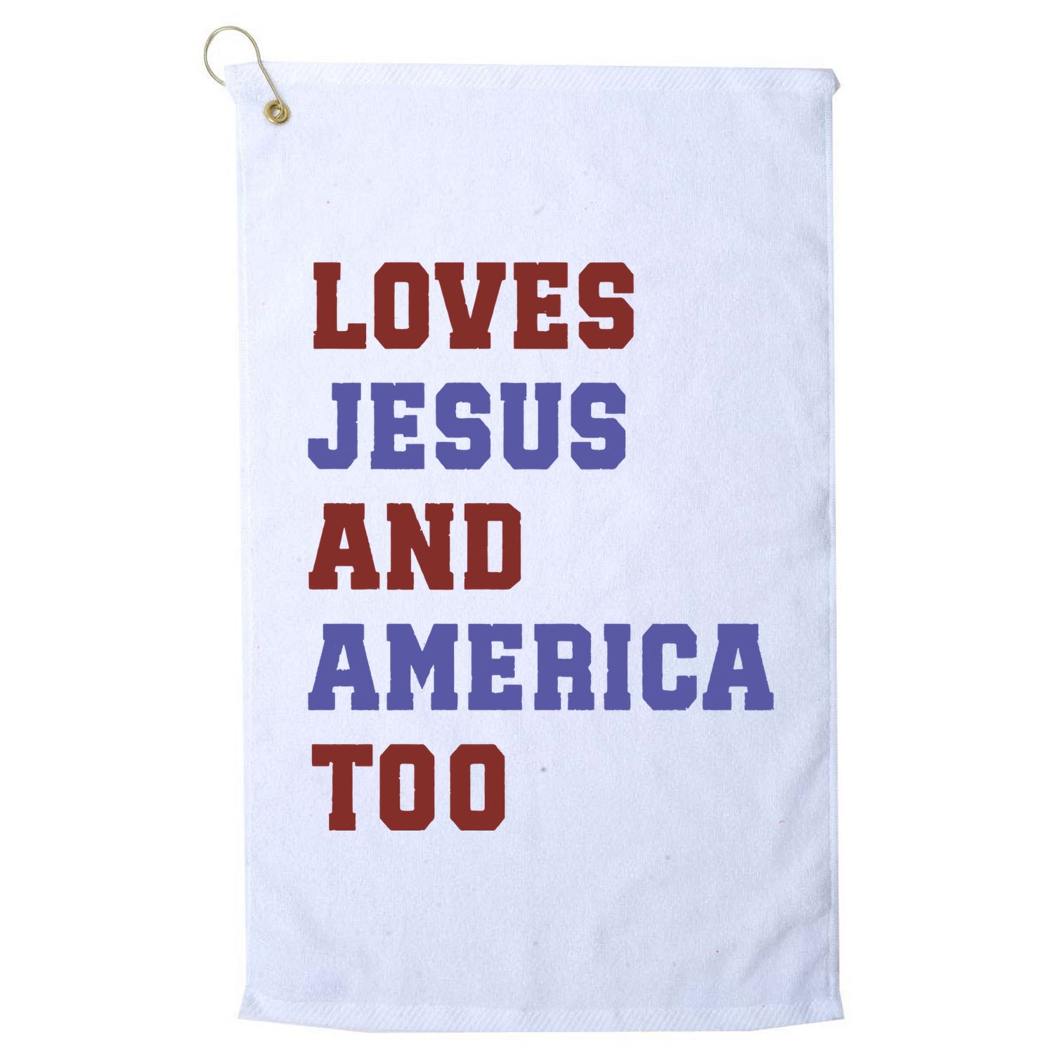 4th Of July God Bless America Vintage 4th Of July Golf Towel