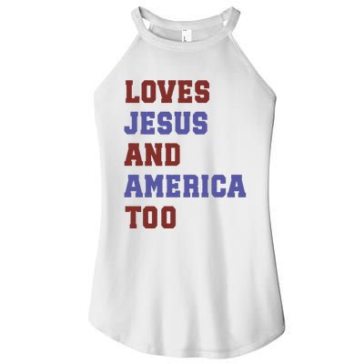 4th Of July God Bless America Vintage 4th Of July Women's Perfect Tri Rocker Tank