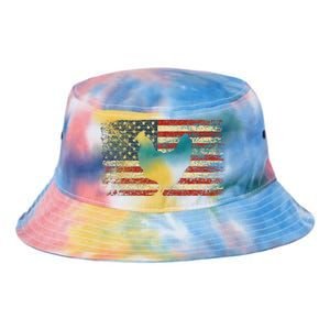 4th of July Chicken Patriotic American Flag Tie Dye Newport Bucket Hat