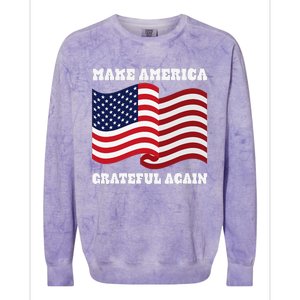 4th of July USA Make America Grateful Again! Colorblast Crewneck Sweatshirt