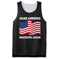 4th of July USA Make America Grateful Again! Mesh Reversible Basketball Jersey Tank