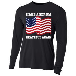 4th of July USA Make America Grateful Again! Cooling Performance Long Sleeve Crew