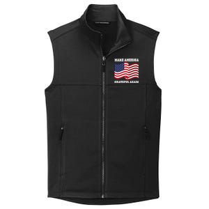 4th of July USA Make America Grateful Again! Collective Smooth Fleece Vest