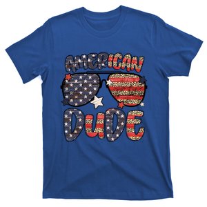 4th Of July American Dude Sunglasses Patriotic Gift T-Shirt