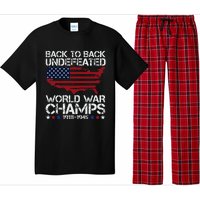 4th Of July Back To Back Undefeated World War Champs Pajama Set